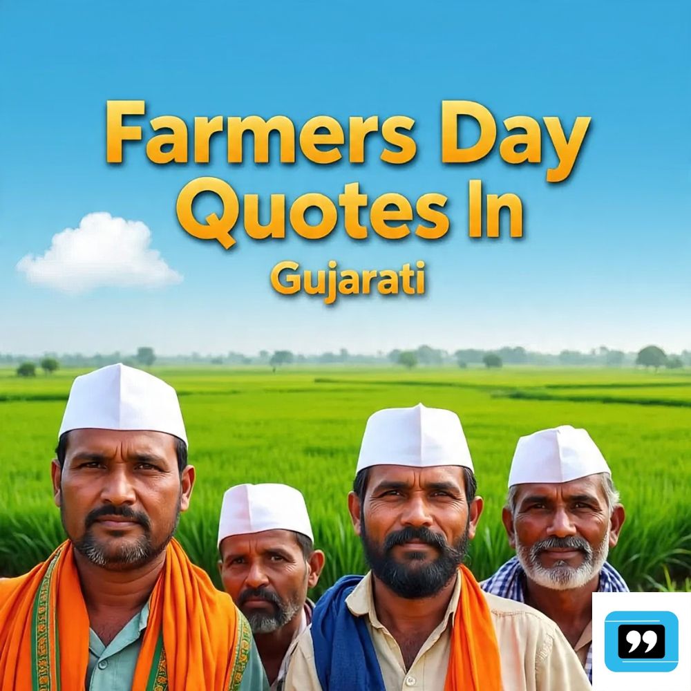 Farmers Day Quotes In Gujarati