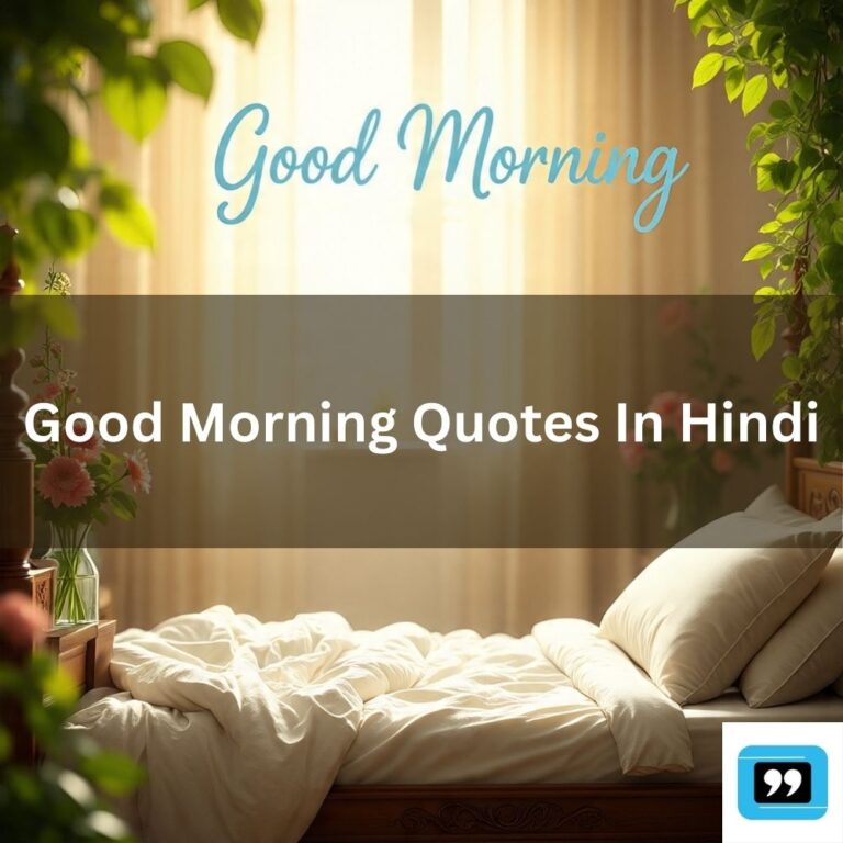 Good Morning Quotes In Hindi