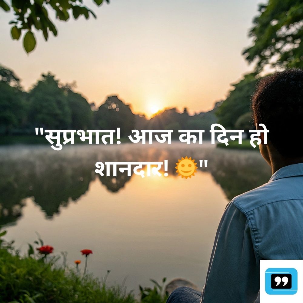 Good Morning Quotes In Hindi For Whatsapp