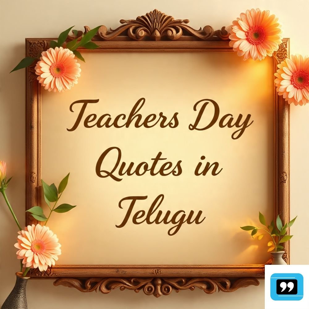 Heart Touching Teachers Day Quotes In Telugu