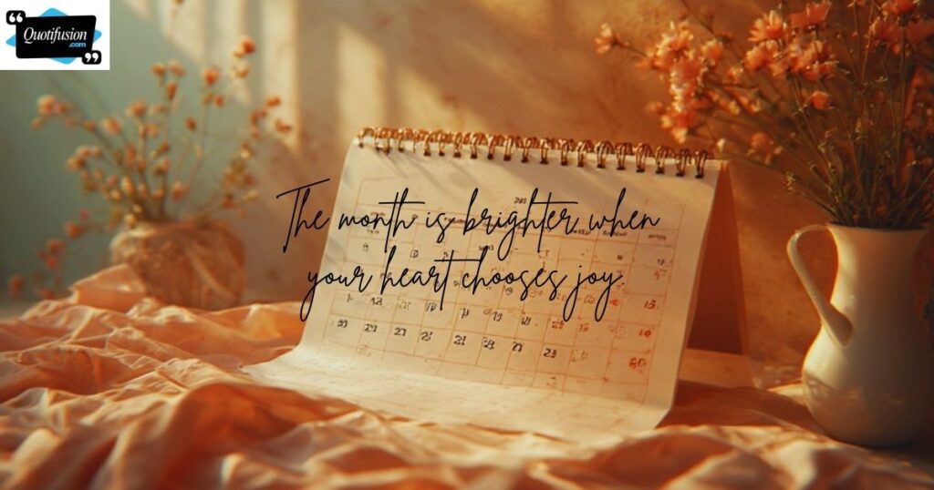 Inspiring New Month Quotes