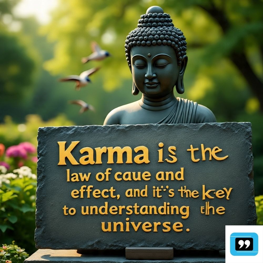 Karma Buddha Quotes English