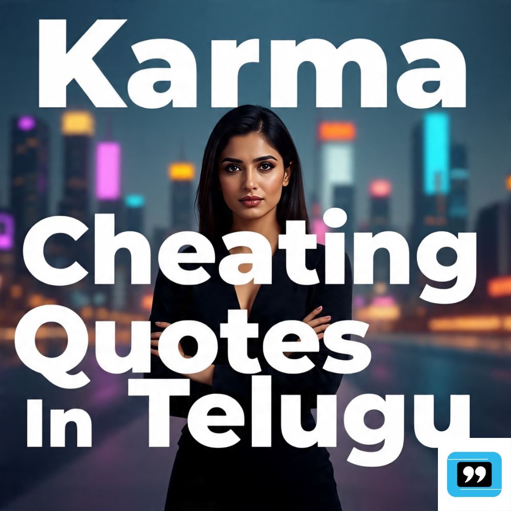 Karma Cheating Quotes In Telugu