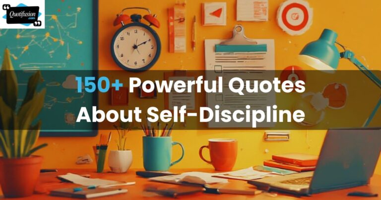 Quotes About Self-Discipline