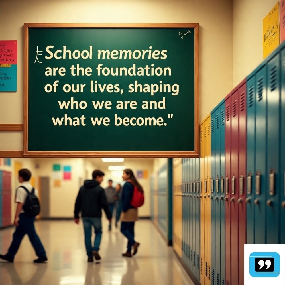 School Memories Quotes In English
