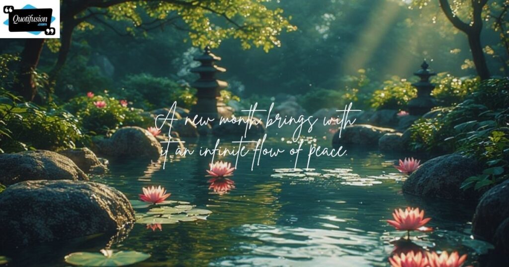 Spiritual and Peaceful New Month Quotes