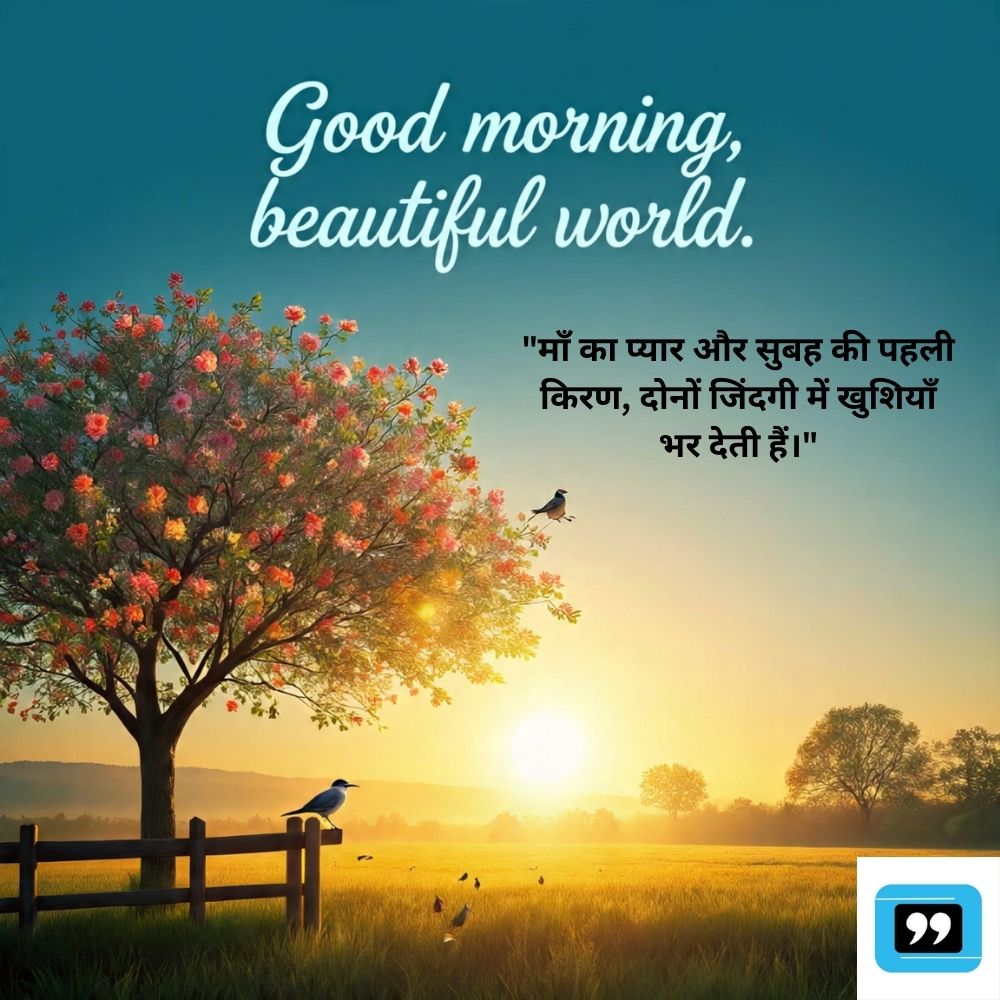 Unique Good Morning Quotes In Hindi