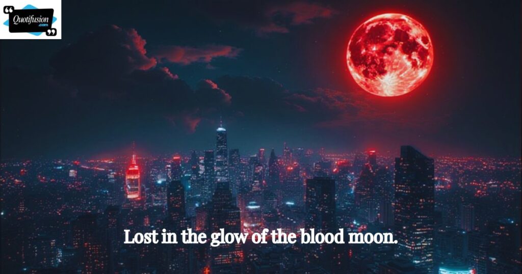 Blood Moon Quotes for Instagram & Captions