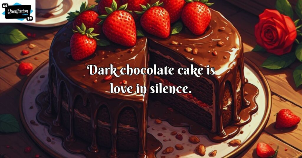 Chocolate Cake Quotes