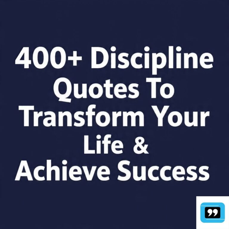 Discipline Quotes