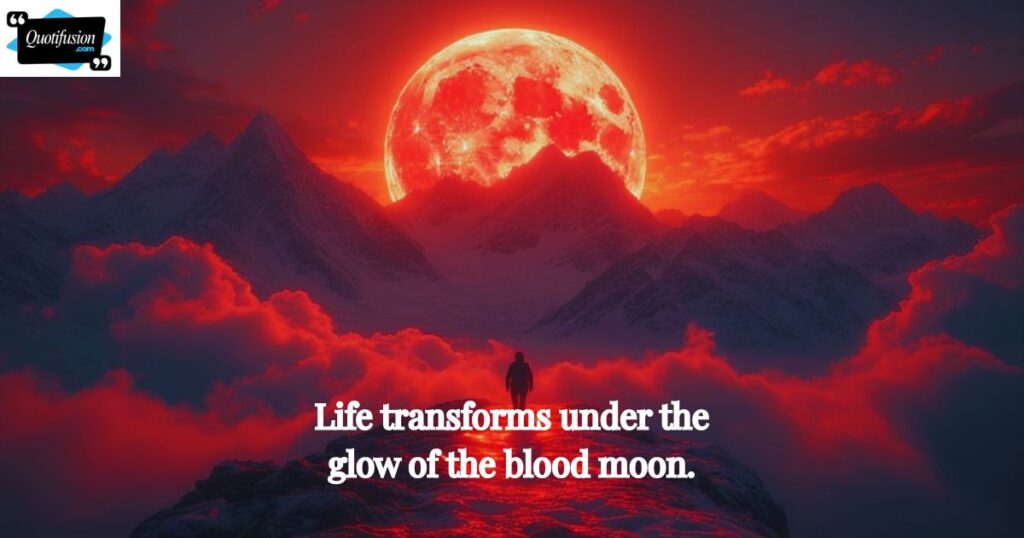 Inspirational Blood Moon Quotes