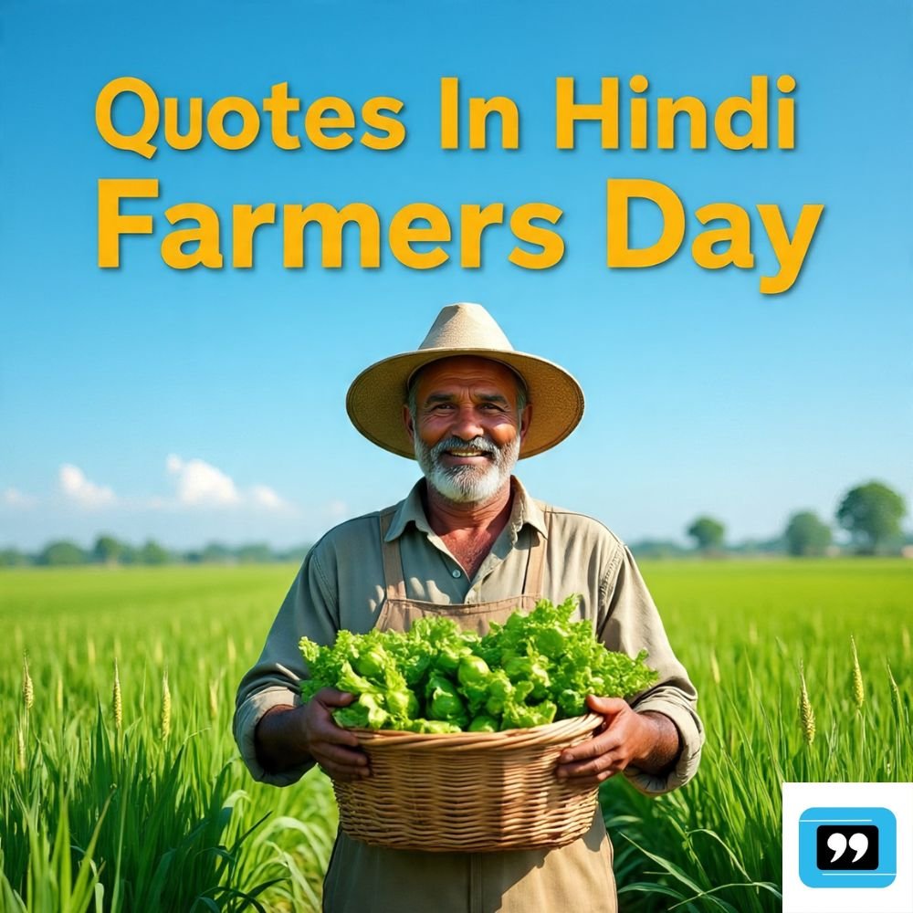 National Farmers Day Quotes In Hindi