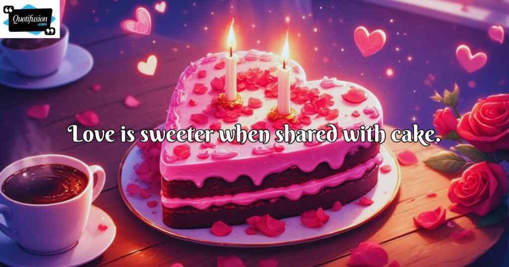 Romantic Cake Captions