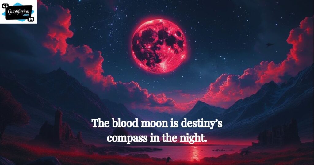 Spiritual Blood Moon Quotes
