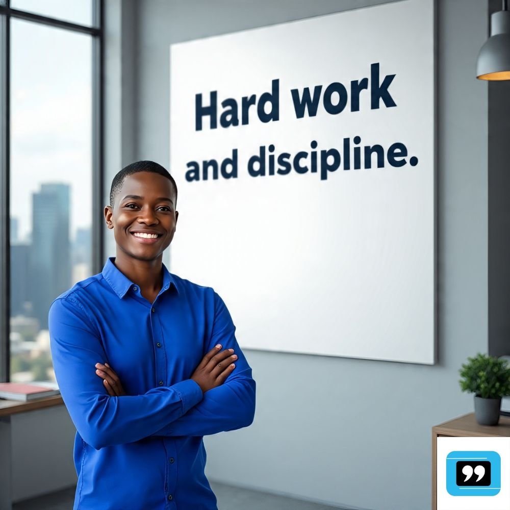 hard work discipline quotes