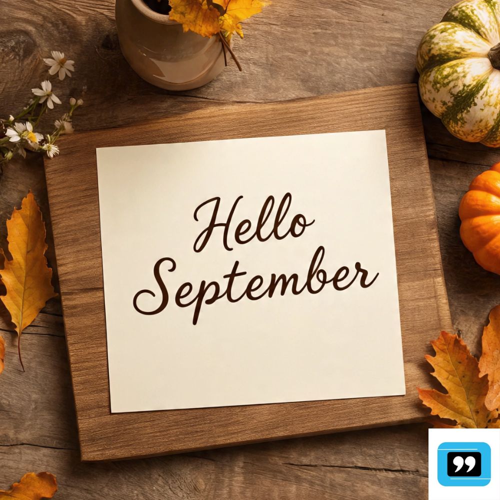 hello september quotes