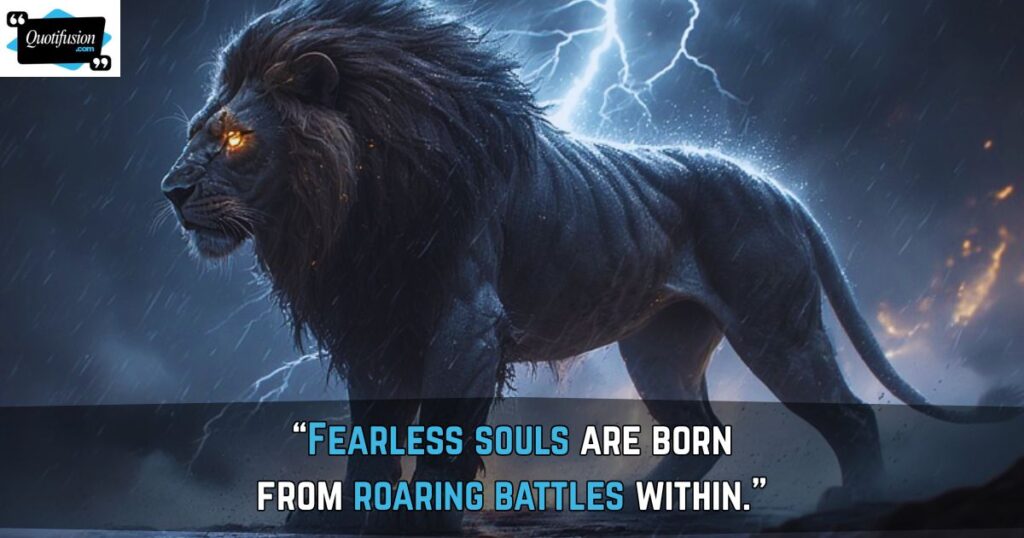 Fearless Lion Quotes
