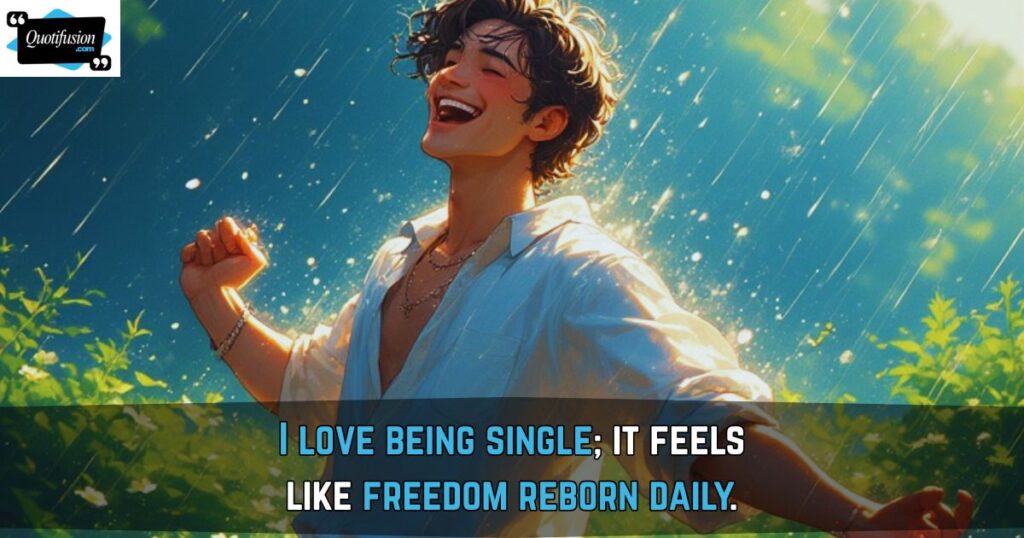I Love Being Single Quotes