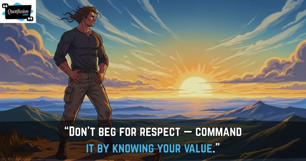 Knowing Your Worth Quotes for Men