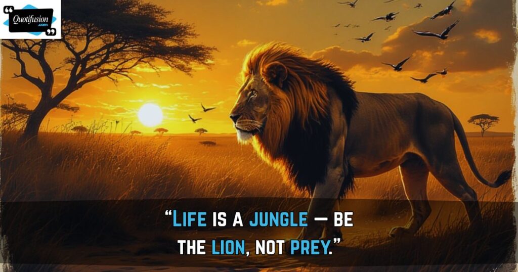 Lion Quotes About Life
