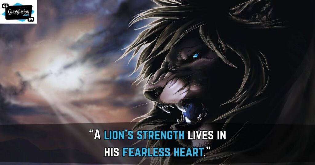 Lion Quotes About Strength