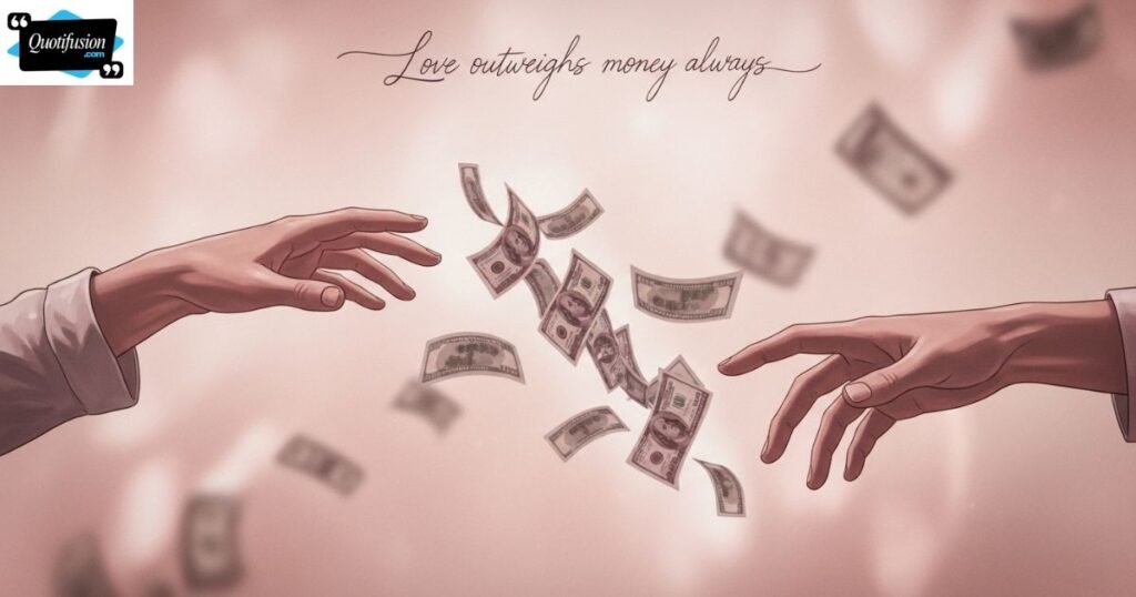 Love vs Money Quotes