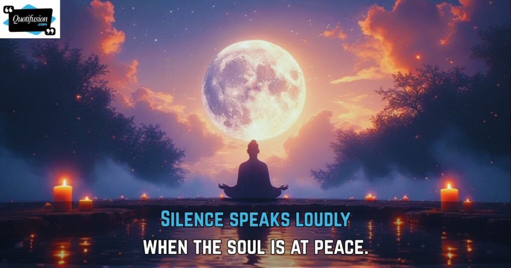 Peaceful Beautiful Soul Sayings