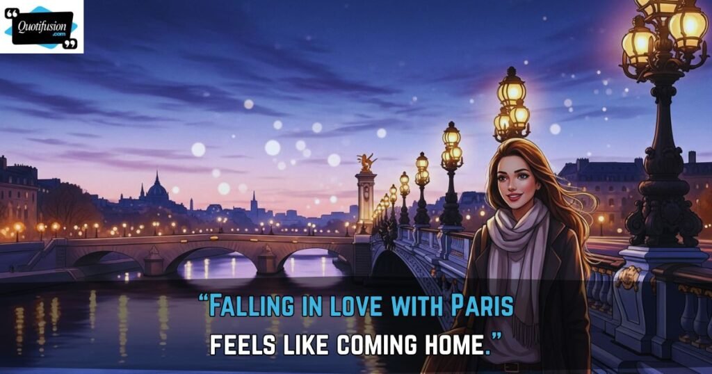 Quotes About Falling in Love with Paris