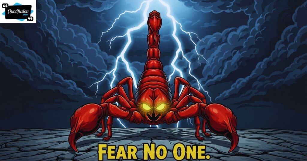 Savage Scorpio Quotes