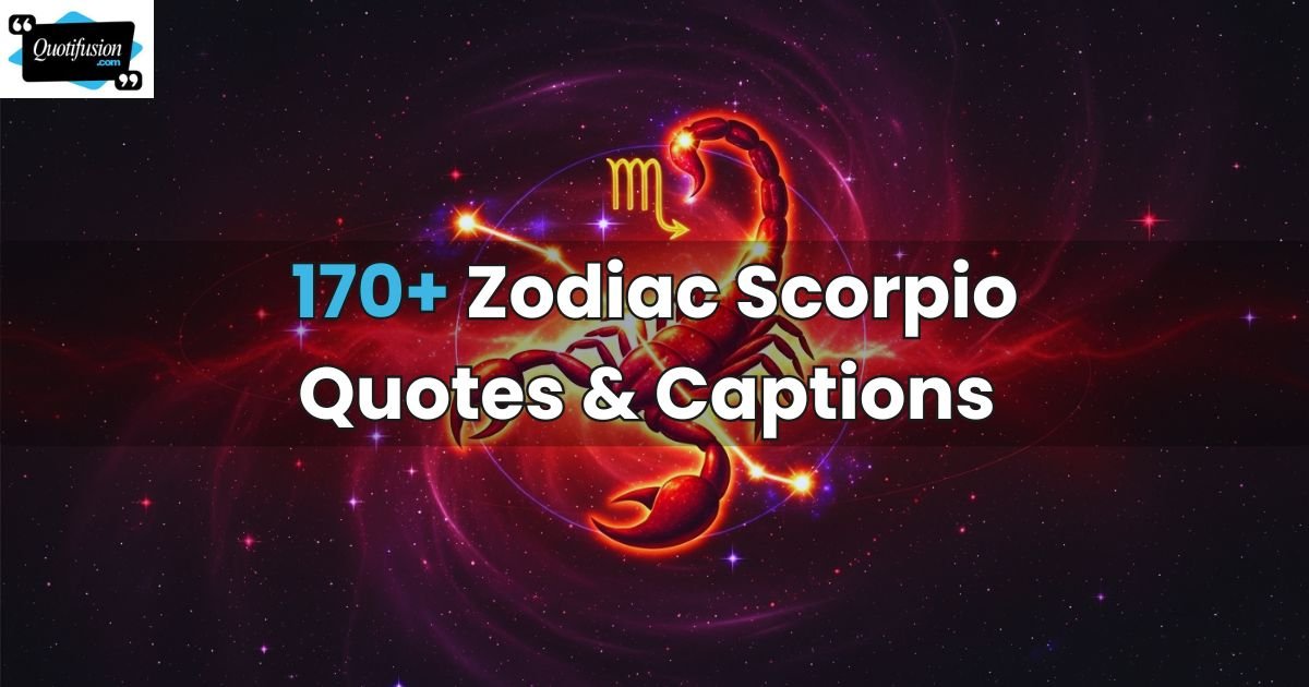 Scorpio Quotes