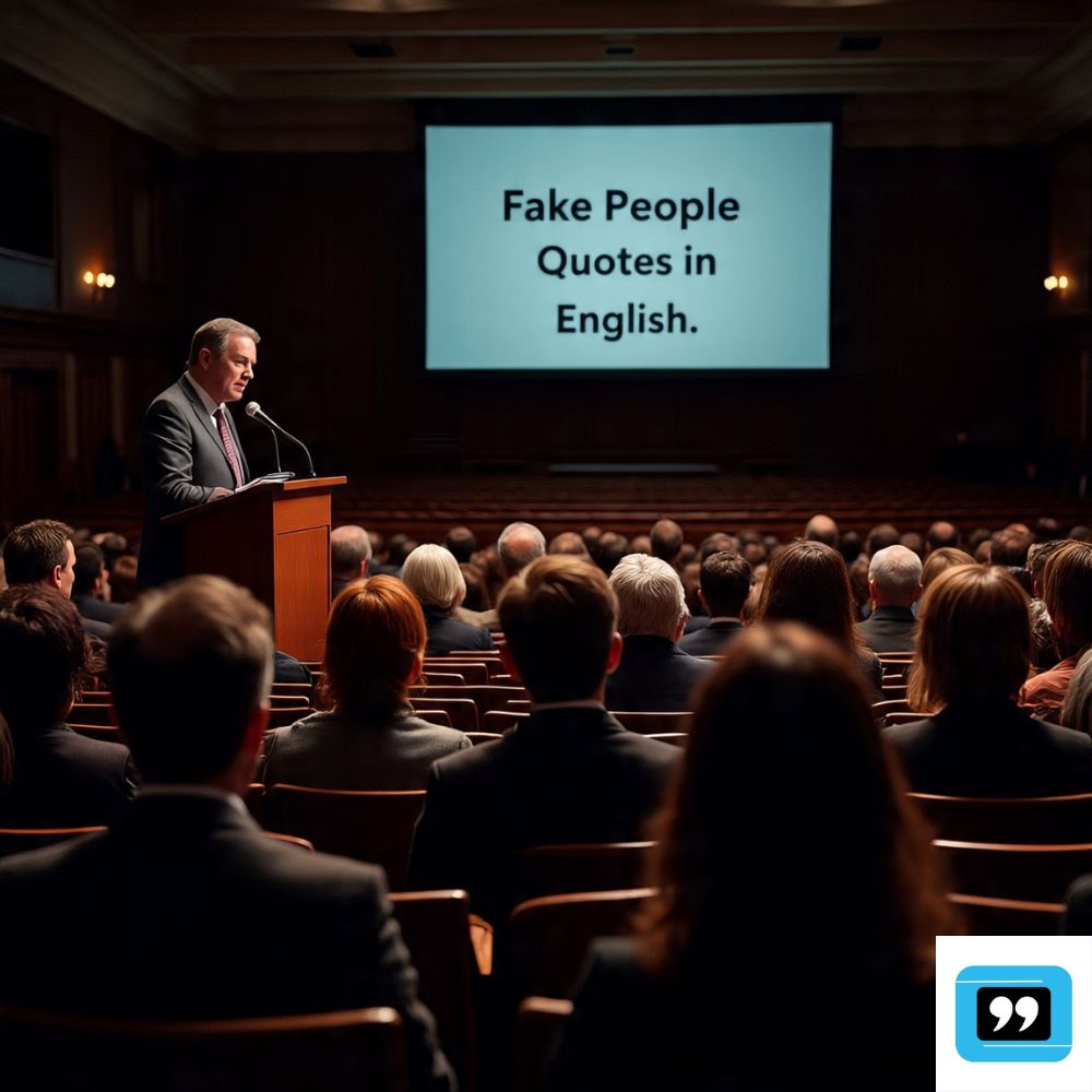 fake people quotes in english