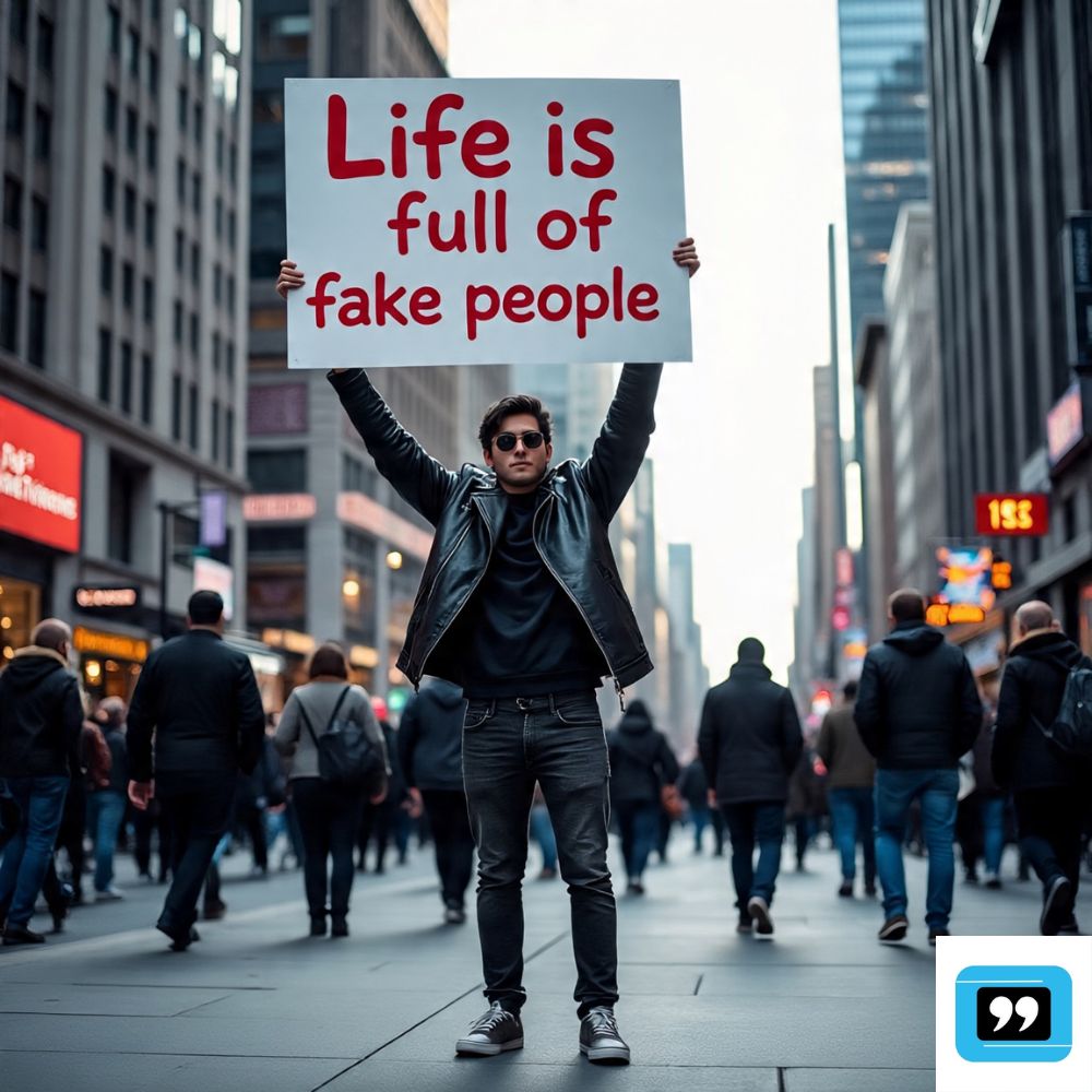 life is full of fake people quotes