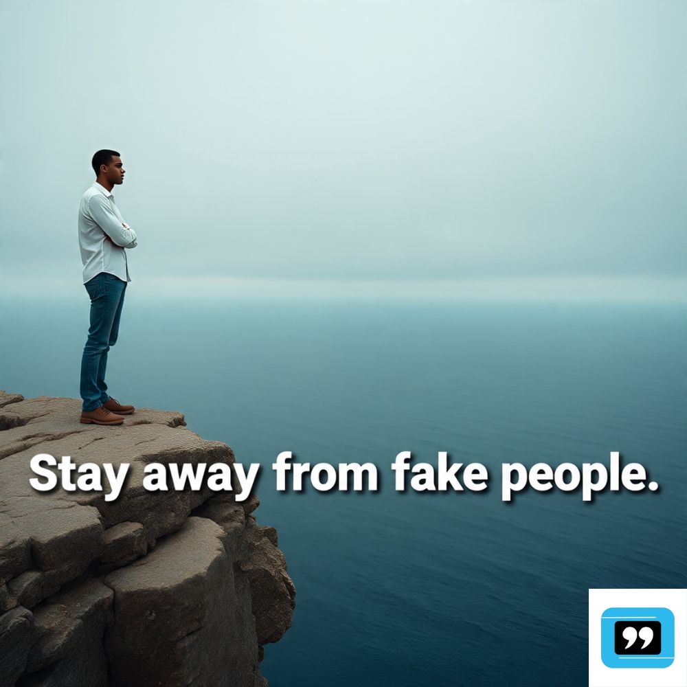 stay away from fake people quotes