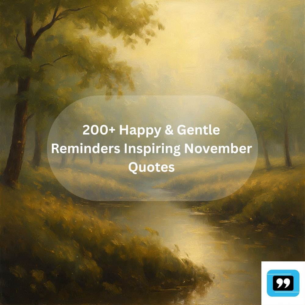 November Quotes