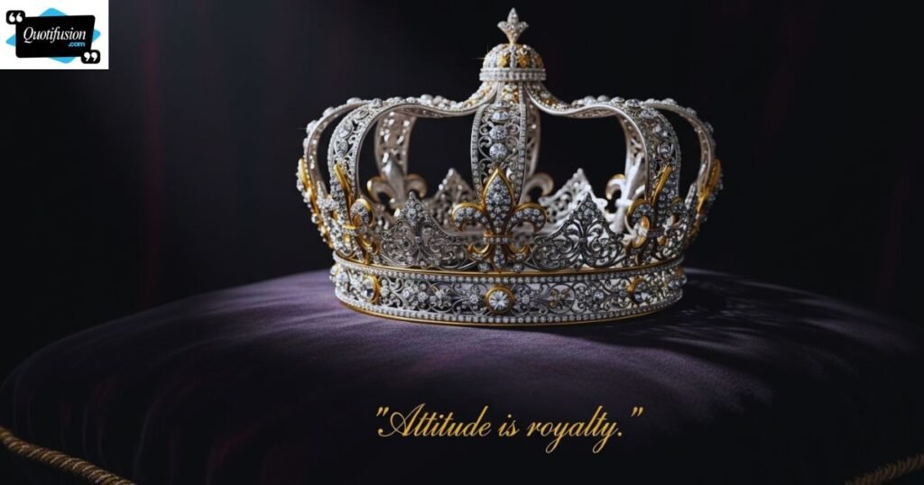 Attitude Crown Quotes for Queens and Kings