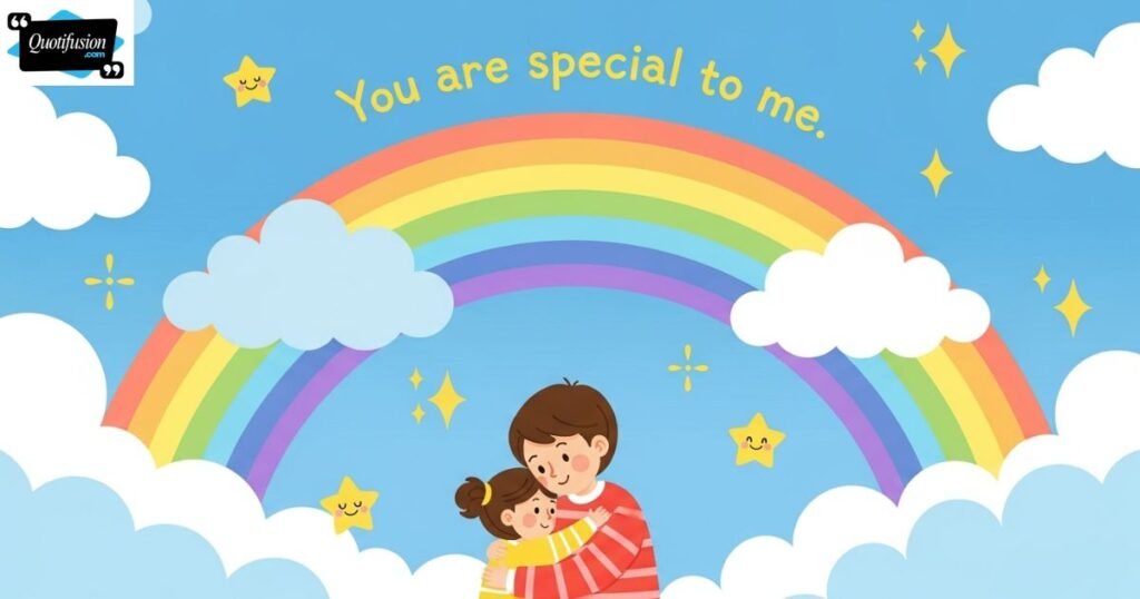 Cute You Are Special to Me Quotes for Kids