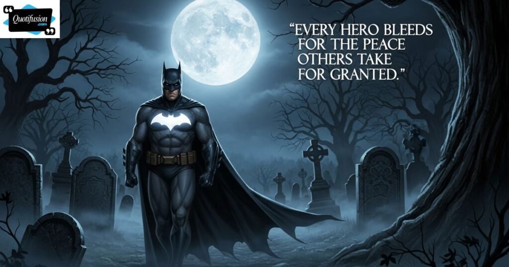 Dark Quotes About Batman on Sacrifice