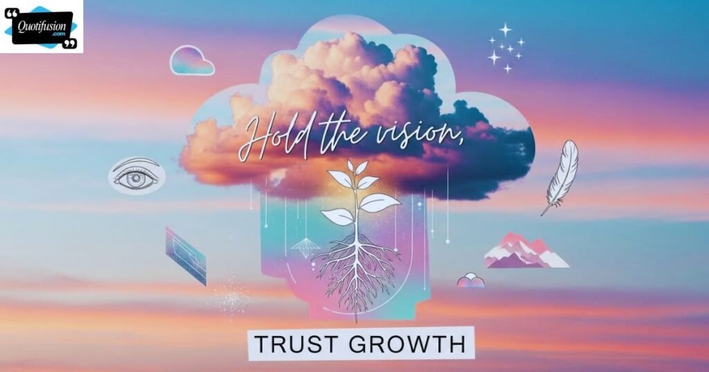 Hold the Vision Trust the Process Quotes