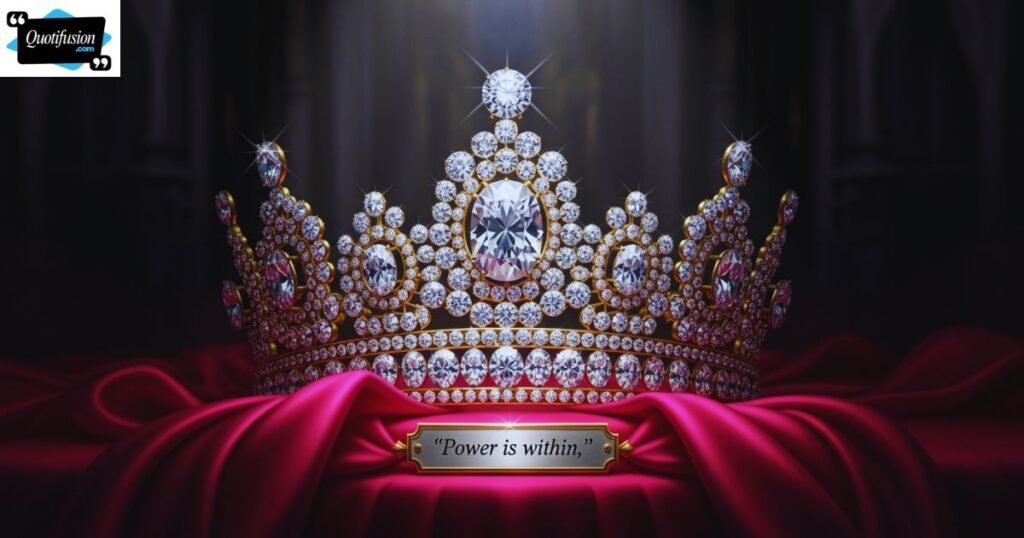 Luxury Crown Quotes About Inner Power