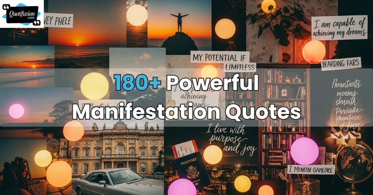 Manifestation Quotes