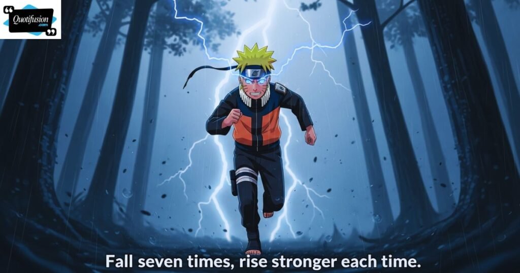 Motivational Naruto Quotes About Never Giving Up