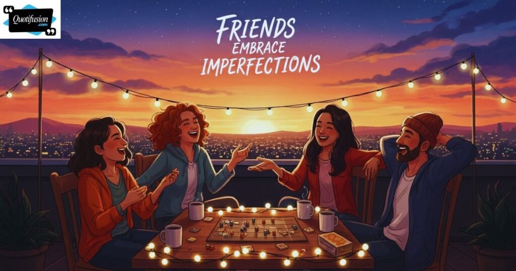 Nobody is perfect Quotes in Friendship