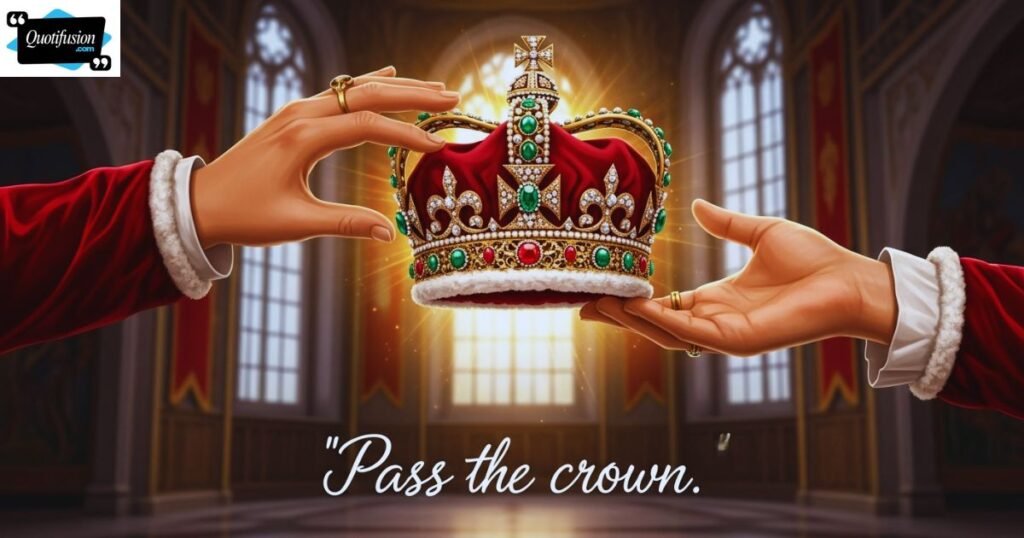 Passing the Crown Quotes