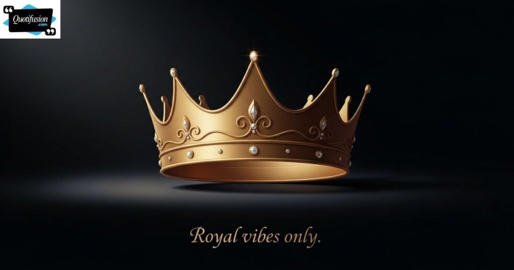 Short Crown Quotes for Instagram Captions