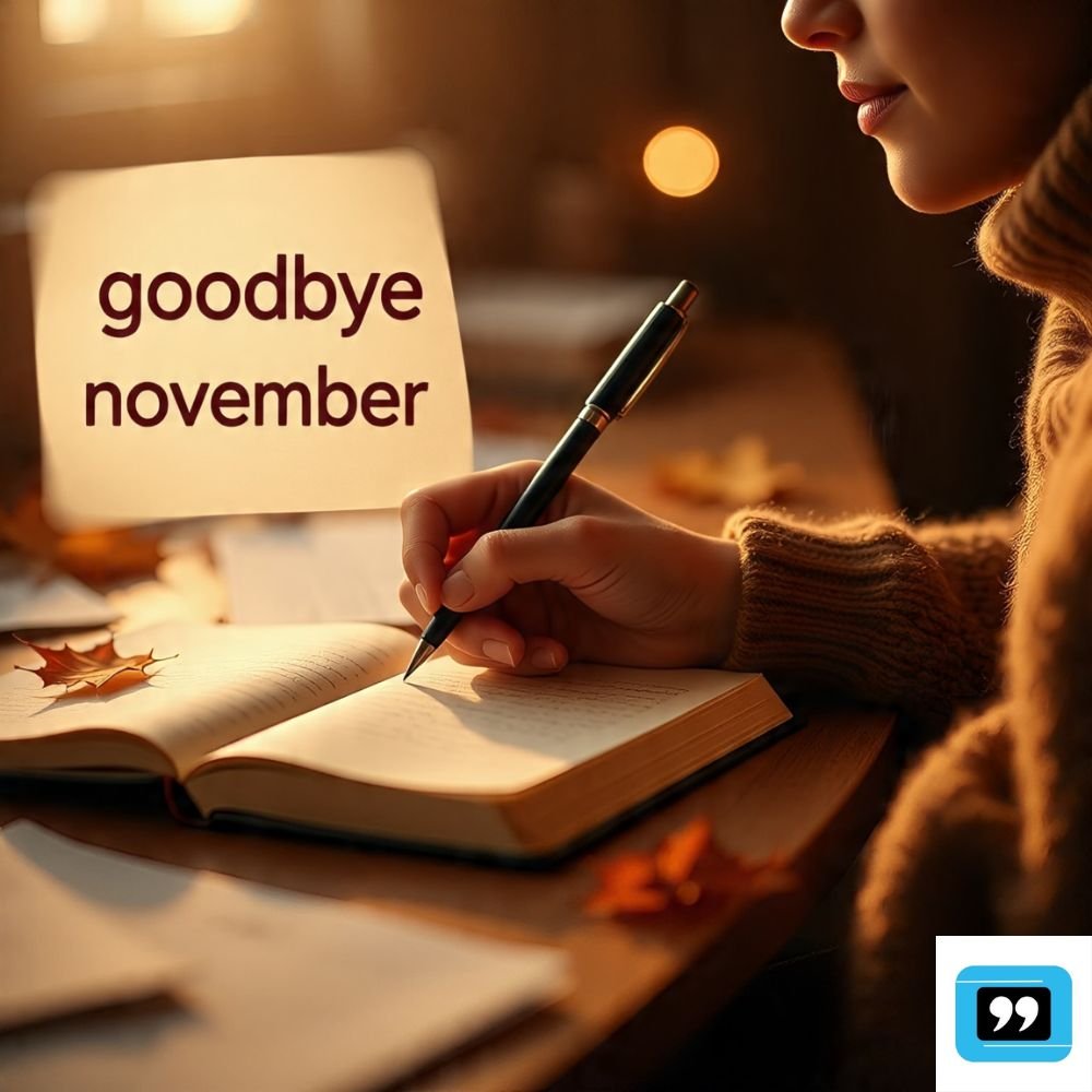 goodbye november quotes
