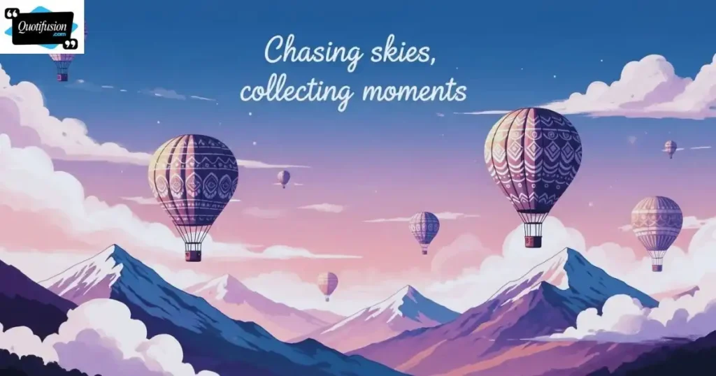 Aesthetic Hot Air Balloon Quotes