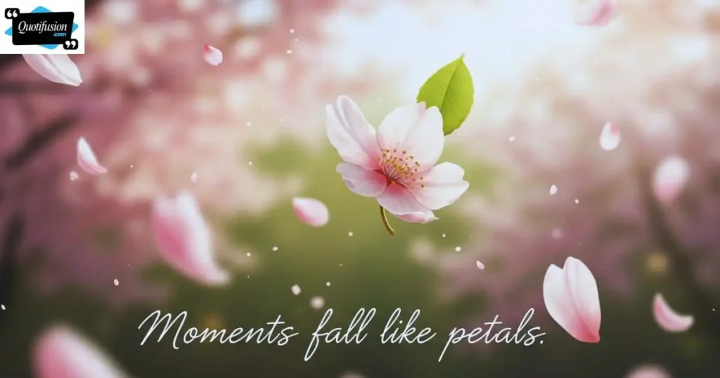 Cherry Blossom Quotes About Time