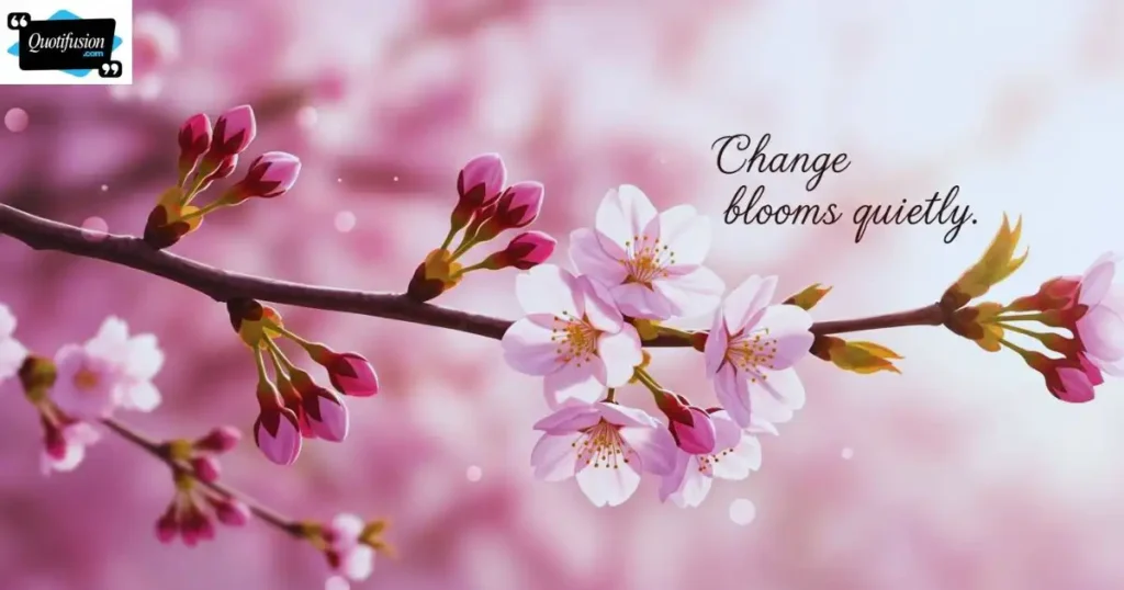 Cherry Blossom Sayings About Growth