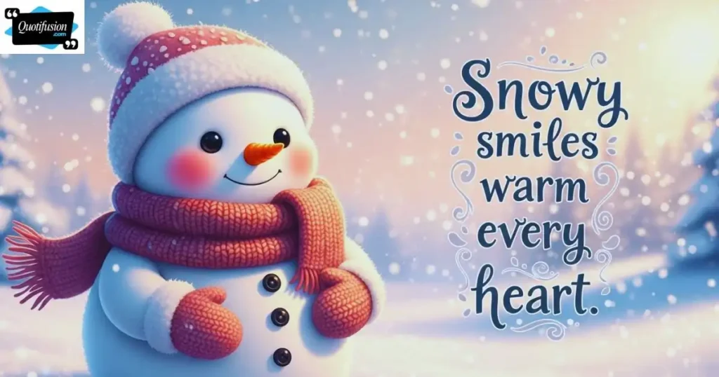 Cute Snowman Quotes