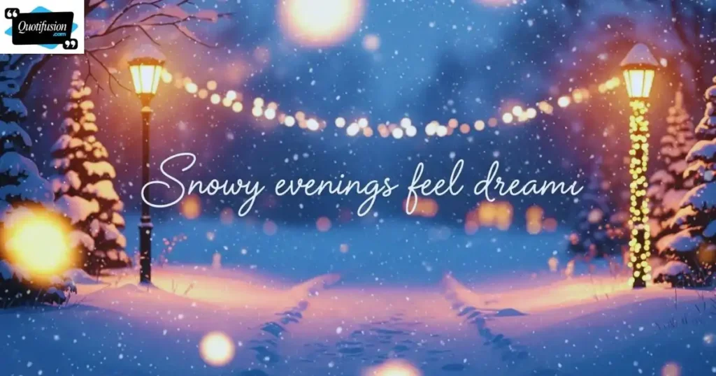 Dreamy Winter Snow Quotes